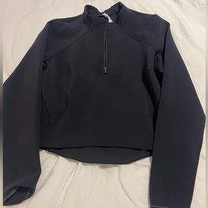 Lululemon cropped jacket black sz 10